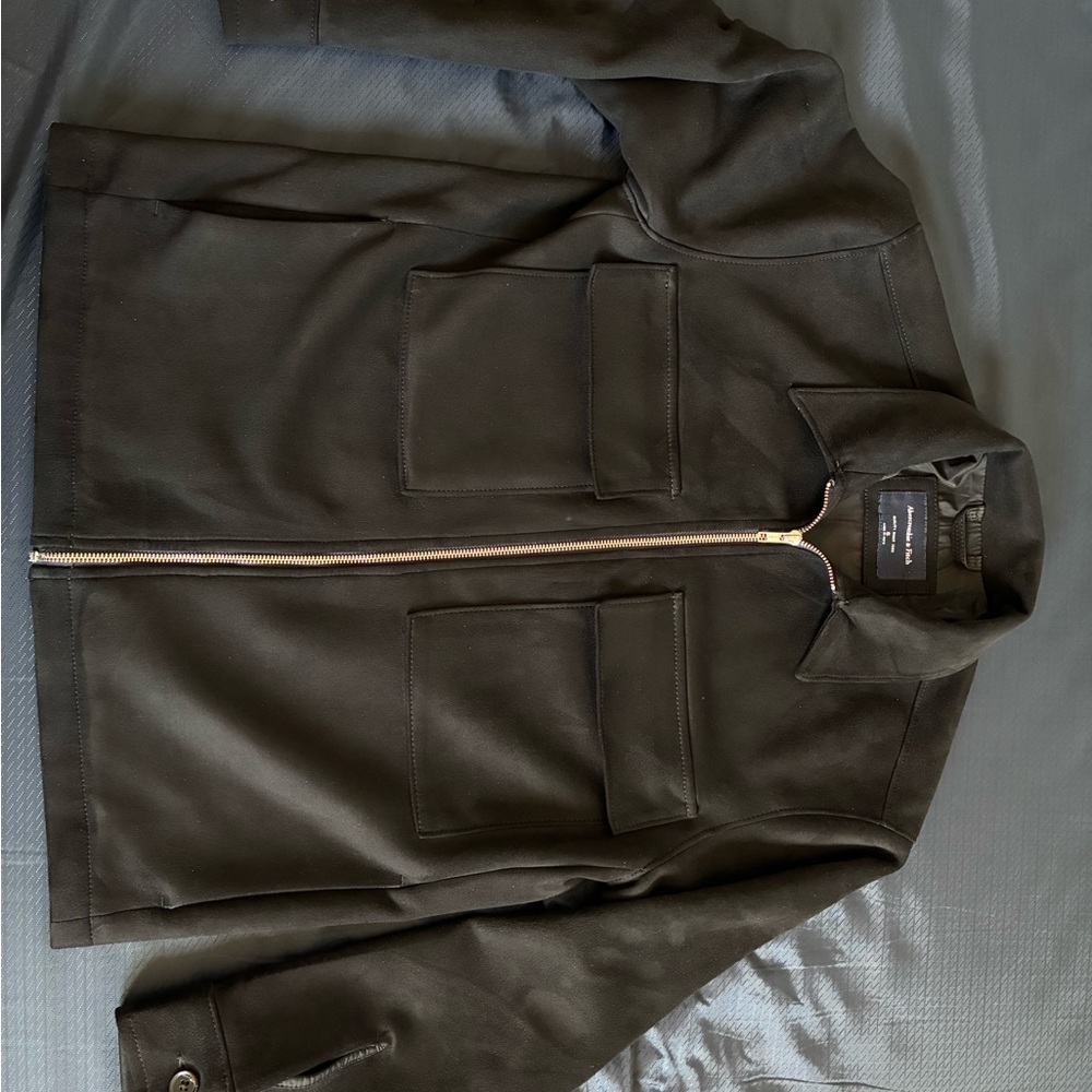 Abercrombie & Fitch Men's Black Shirt Jacket